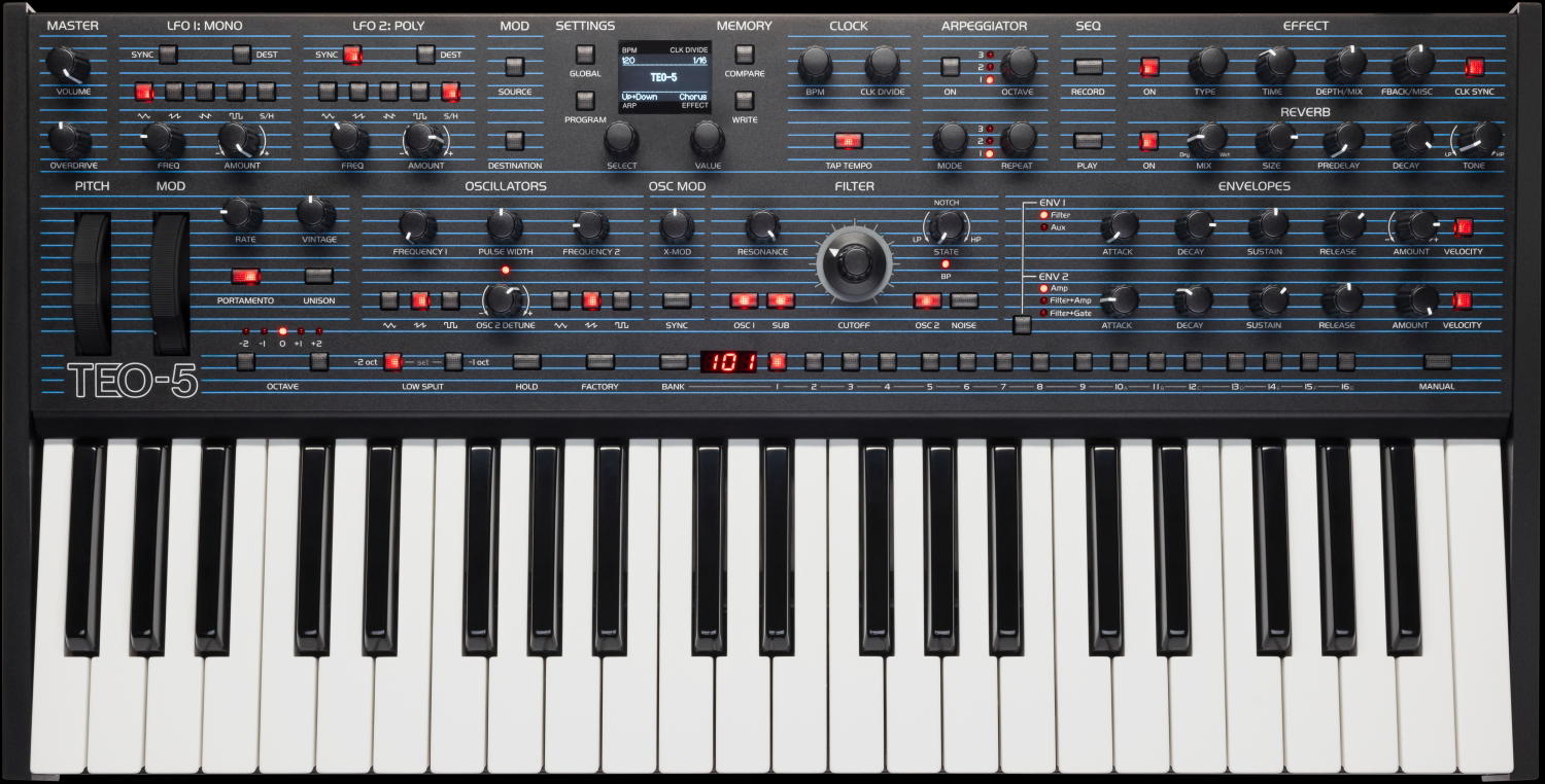 OBERHEIM TEO-5 KEYBOARD