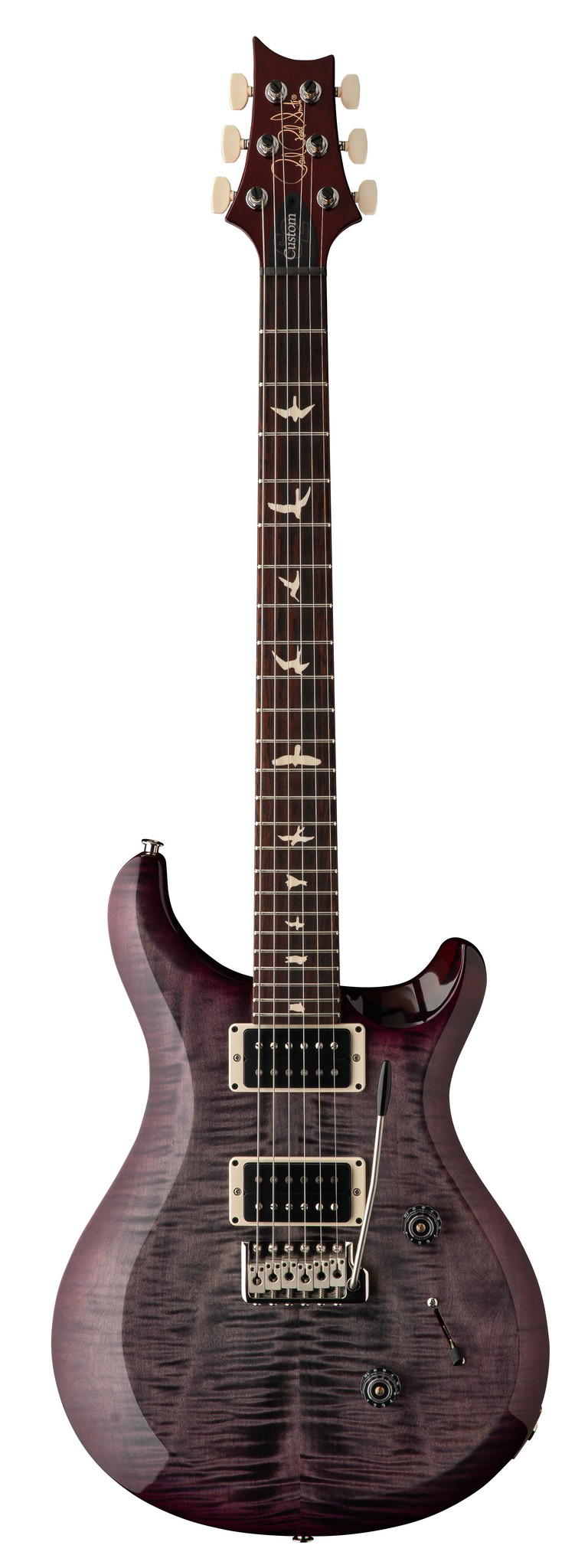 PRS GUITARS S2 CUSTOM 24 FADED GRAY BLACK PURPLE BURST