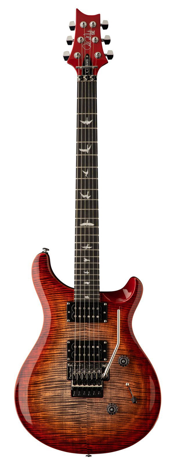 PRS GUITARS SE FLOYD CUSTOM 24 CHARCOAL CHERRY BURST