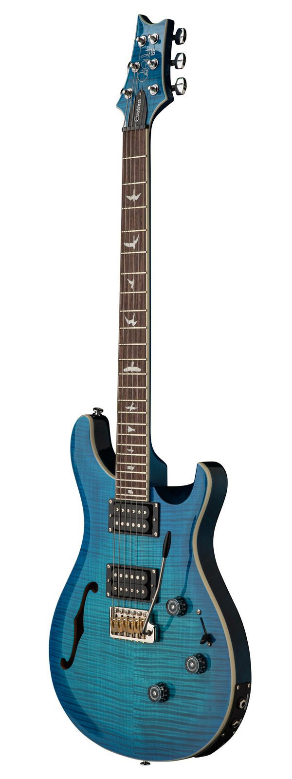 PRS GUITARS SE CUSTOM 24 SEMI-HOLLOW PIEZO LAKE BLUE