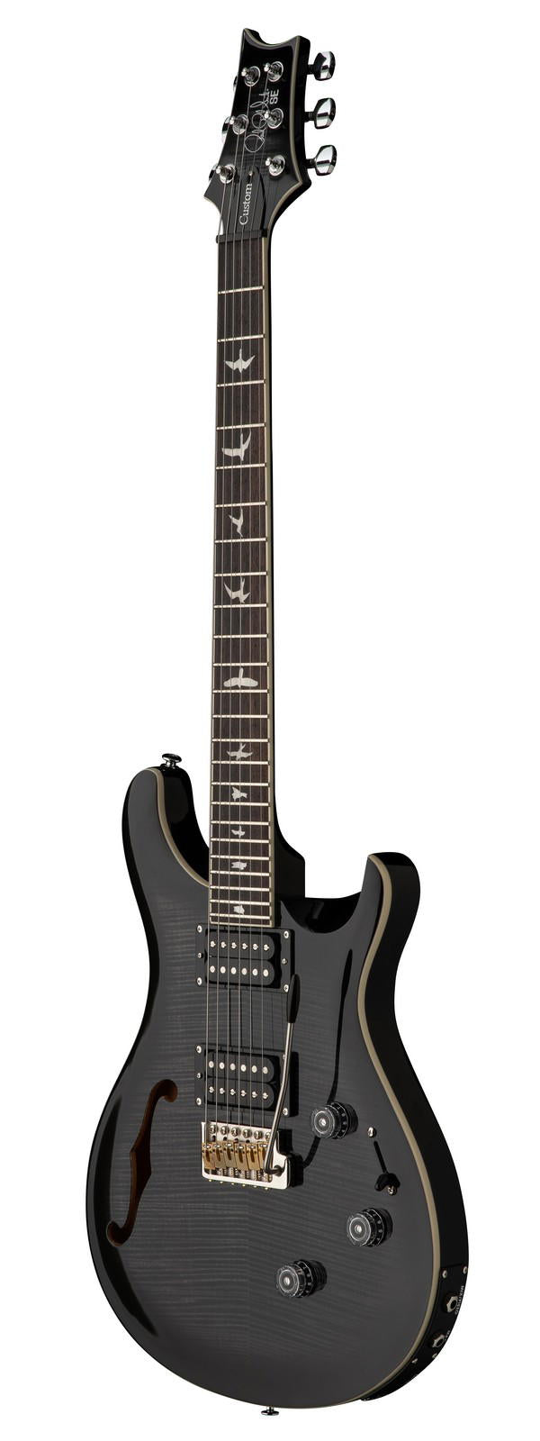 PRS GUITARS SE CUSTOM 24 SEMI-HOLLOW PIEZO CHARCOAL BURST