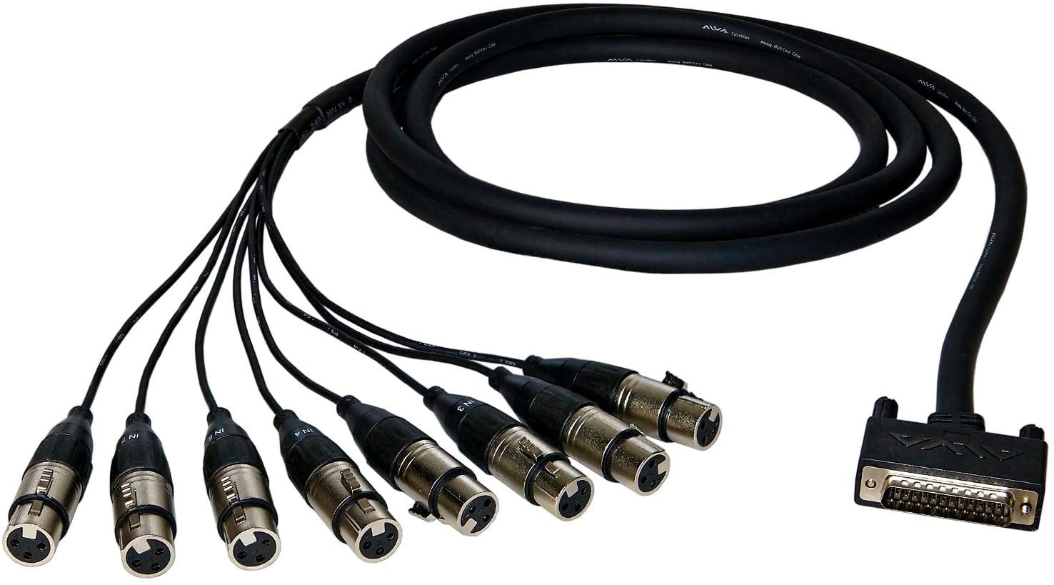 Alva AI25-8T3 DB25 MALE TO 8 XLR FEMALE 3M
