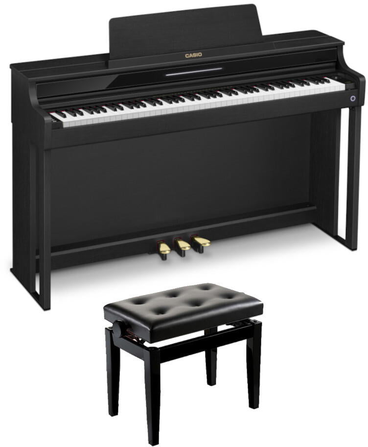 CASIO CELVIANO AP-550BK + BANQUETA BGM