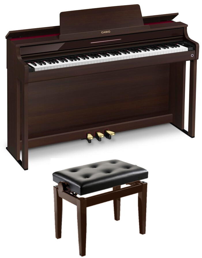 CASIO CELVIANO AP-550BN + BANQUETA BGM