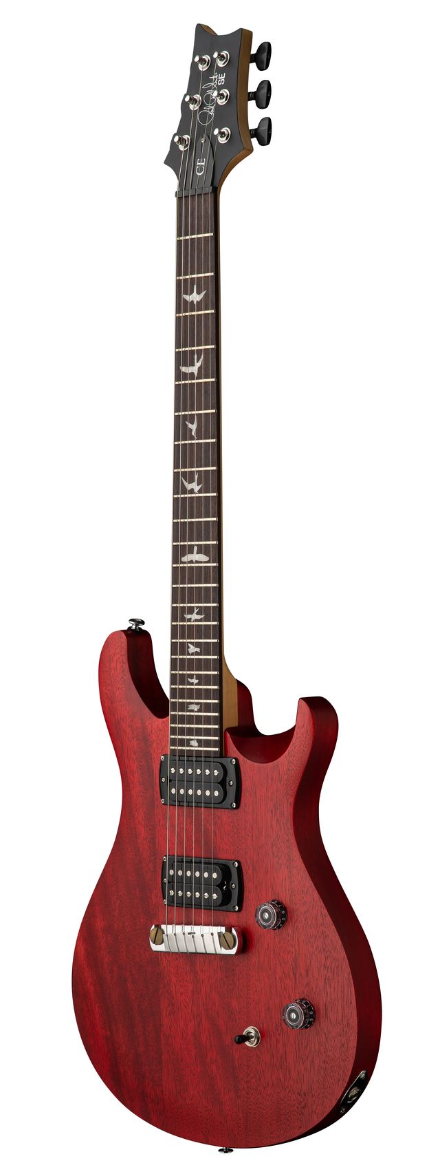 PRS GUITARS SE CE24 STANDARD SATIN STOPTAIL VINTAGE CHERRY