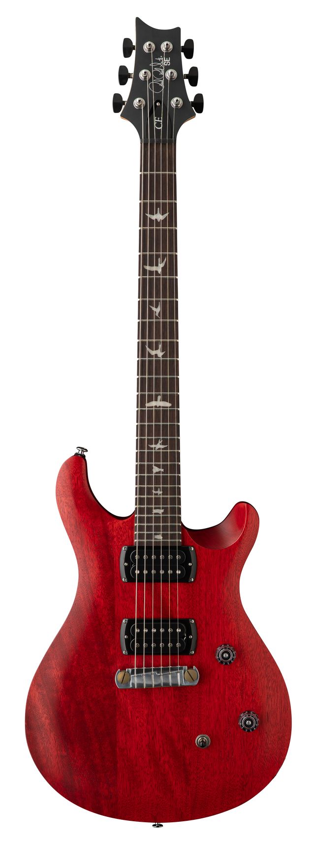 PRS GUITARS SE CE24 STANDARD SATIN STOPTAIL VINTAGE CHERRY
