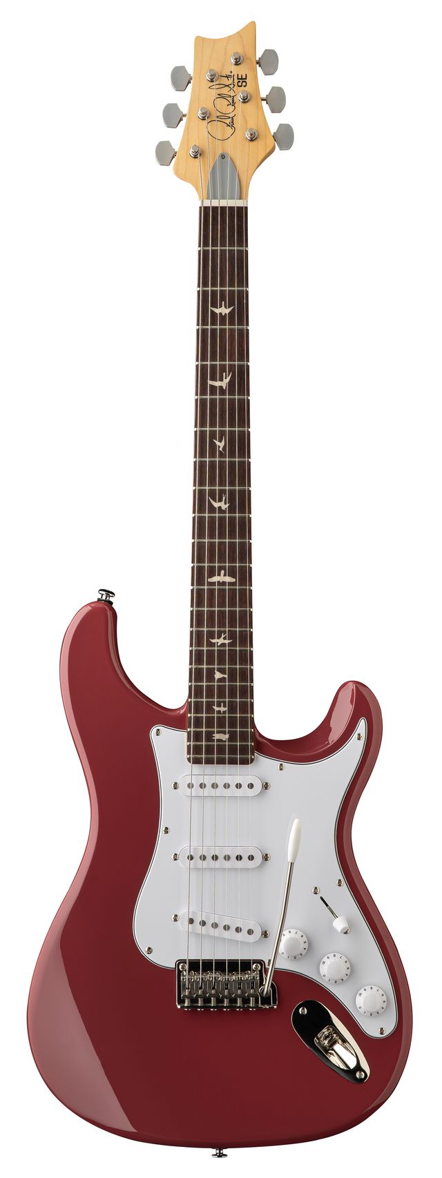 PRS GUITARS SE SILVER SKY DERBY RED