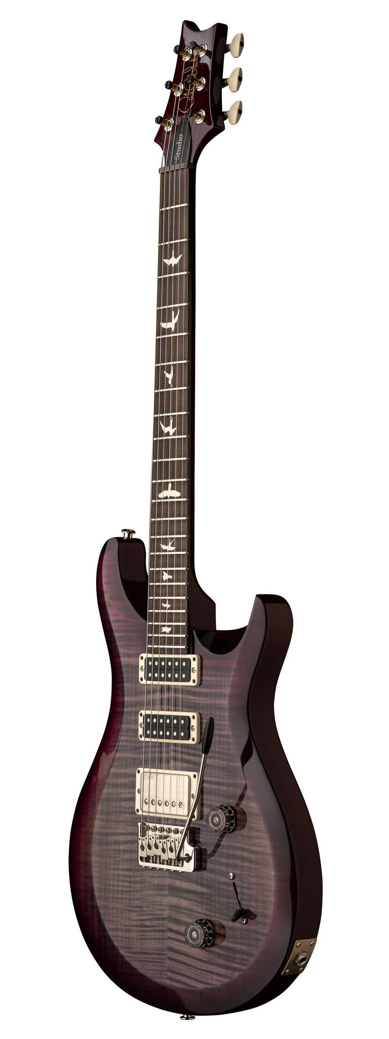 PRS S2 STUDIO FADED GRAY BLACK PURPLE BURST