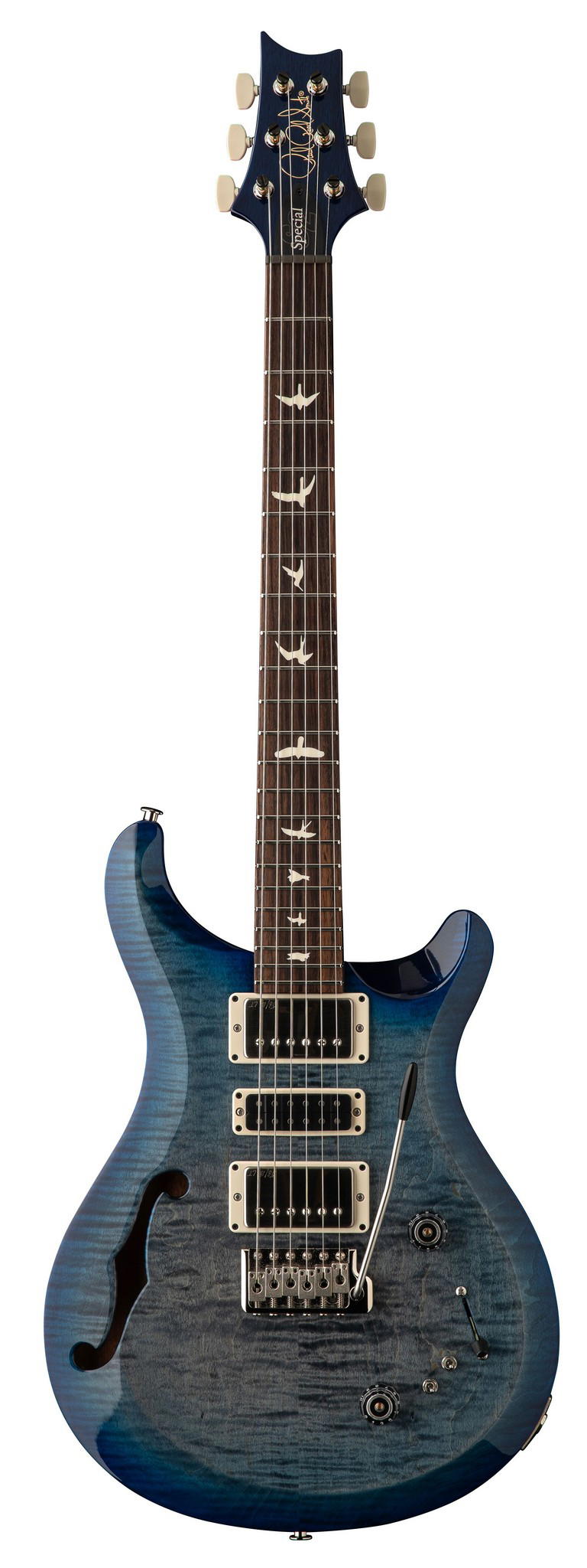 PRS GUITARS S2 SPECIAL SEMI HOLLOW FADED GRAY BLACK