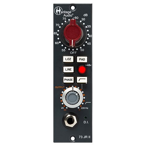 HERITAGE AUDIO 73 JR II Mic Preamp DI in 500 Serie