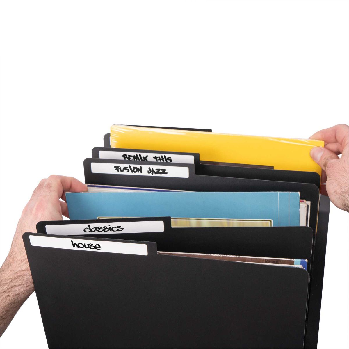 RELOOP GLORIOUS VINYL LP DIVIDER SET BLACK (6 PCS.