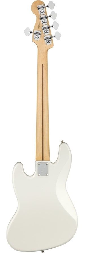 FENDER PLAYER JAZZ BASS V POLAR WHITE PF 5 CUERDAS