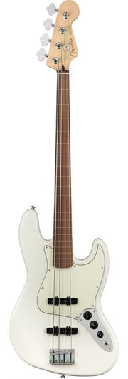 FENDER PLAYER JAZZ BASS FRETLESS PF WHITE