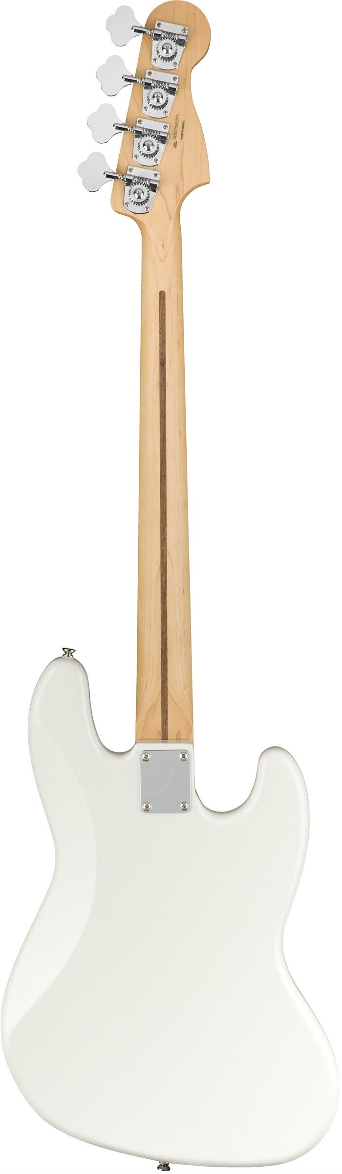 FENDER PLAYER JAZZ BASS POLAR WHITE MN ZURDO