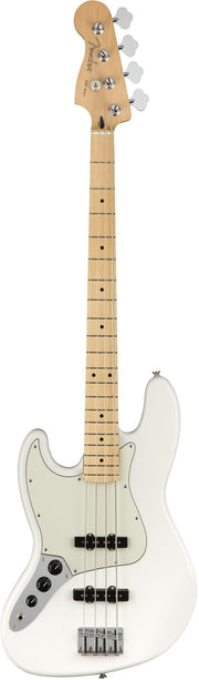FENDER PLAYER JAZZ BASS POLAR WHITE MN ZURDO
