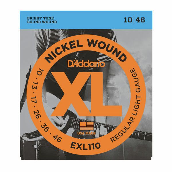 D'Addario EXL110, Cuerdas guitarra eléctrica 10-46