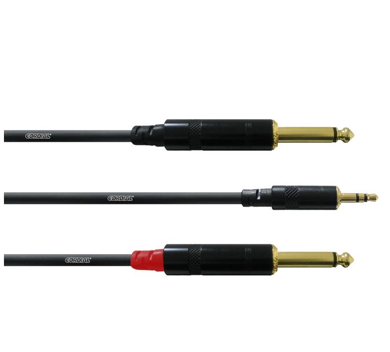 CORDIAL CFY 1.5 WPP Cable 2JACK-JACK Estéreo 1,5 metros