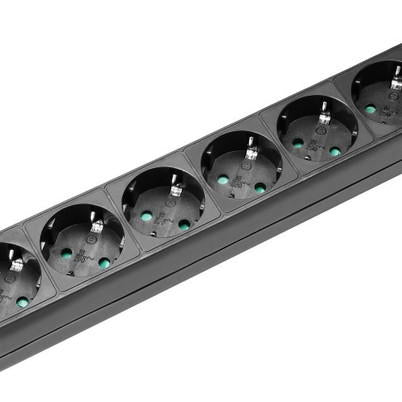 Adam Hall Acc. 8747 x 6 m3 Enchufe de 6 tomas