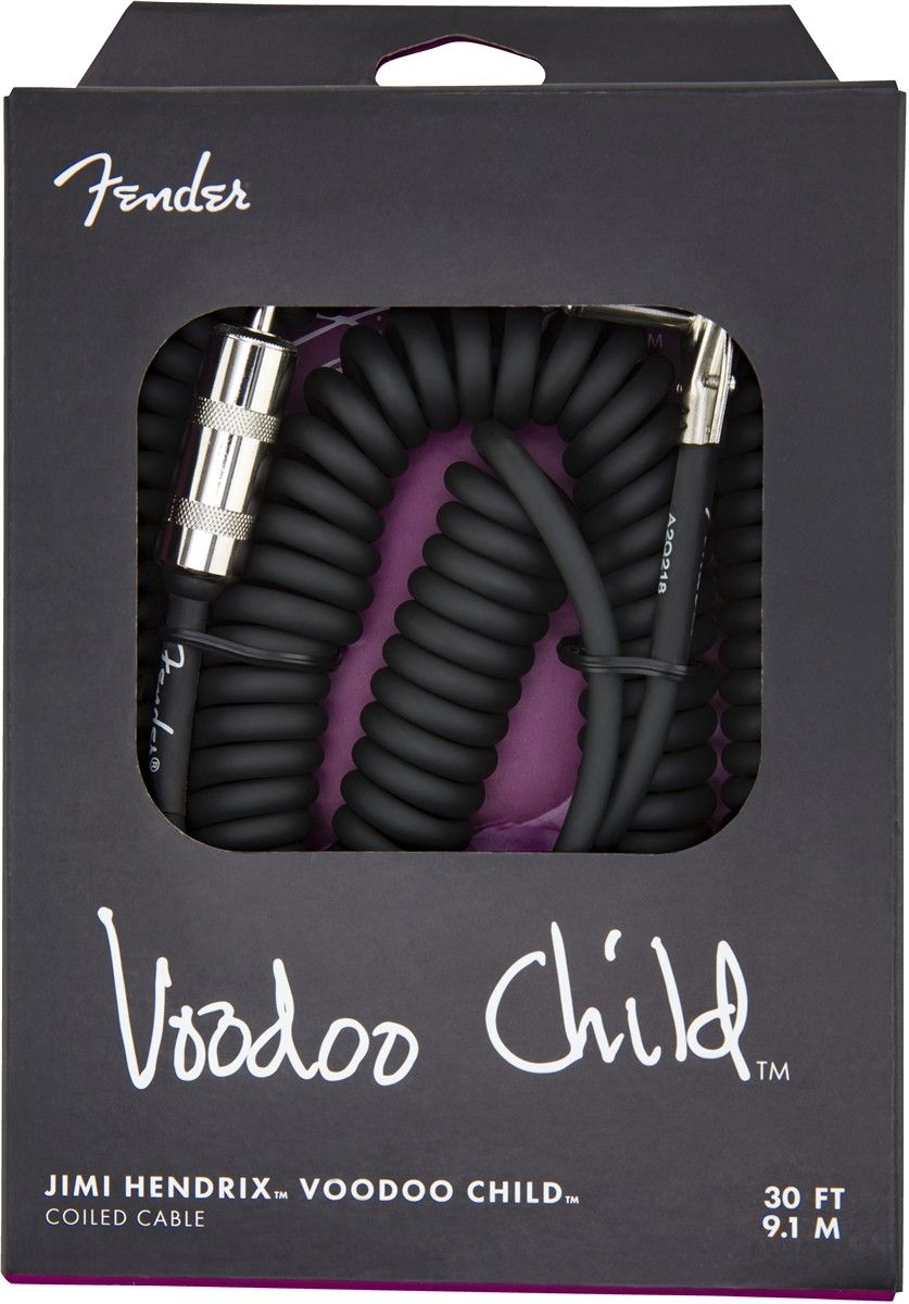 FENDER CABLE JH VOODOO CHILD NEGRO