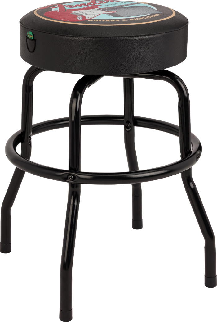 FENDER GUITARS & AMPS PICK POUCH BARSTOOL 24 NEGRO