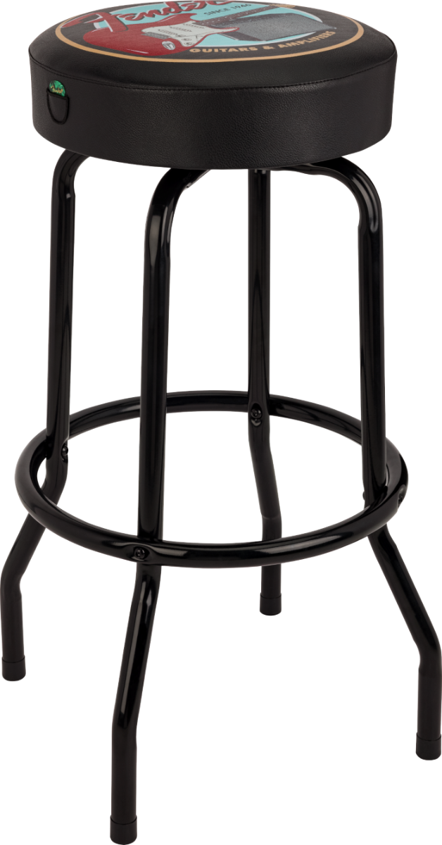 FENDER GUITARS & AMPS PICK POUCH BARSTOOL 30 NEGRO