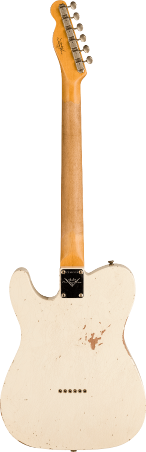 FENDER CUSTOM SHOP 63 TELE RELIC OLYMPIC WHITE