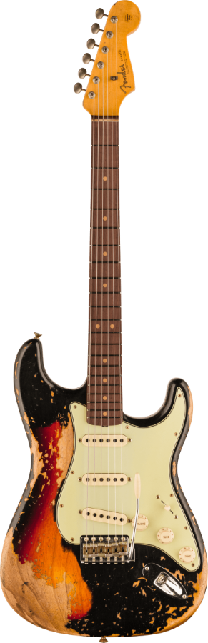FENDER CUSTOM SHOP 63 STRAT SUPHREL - SFABLK/3TSB