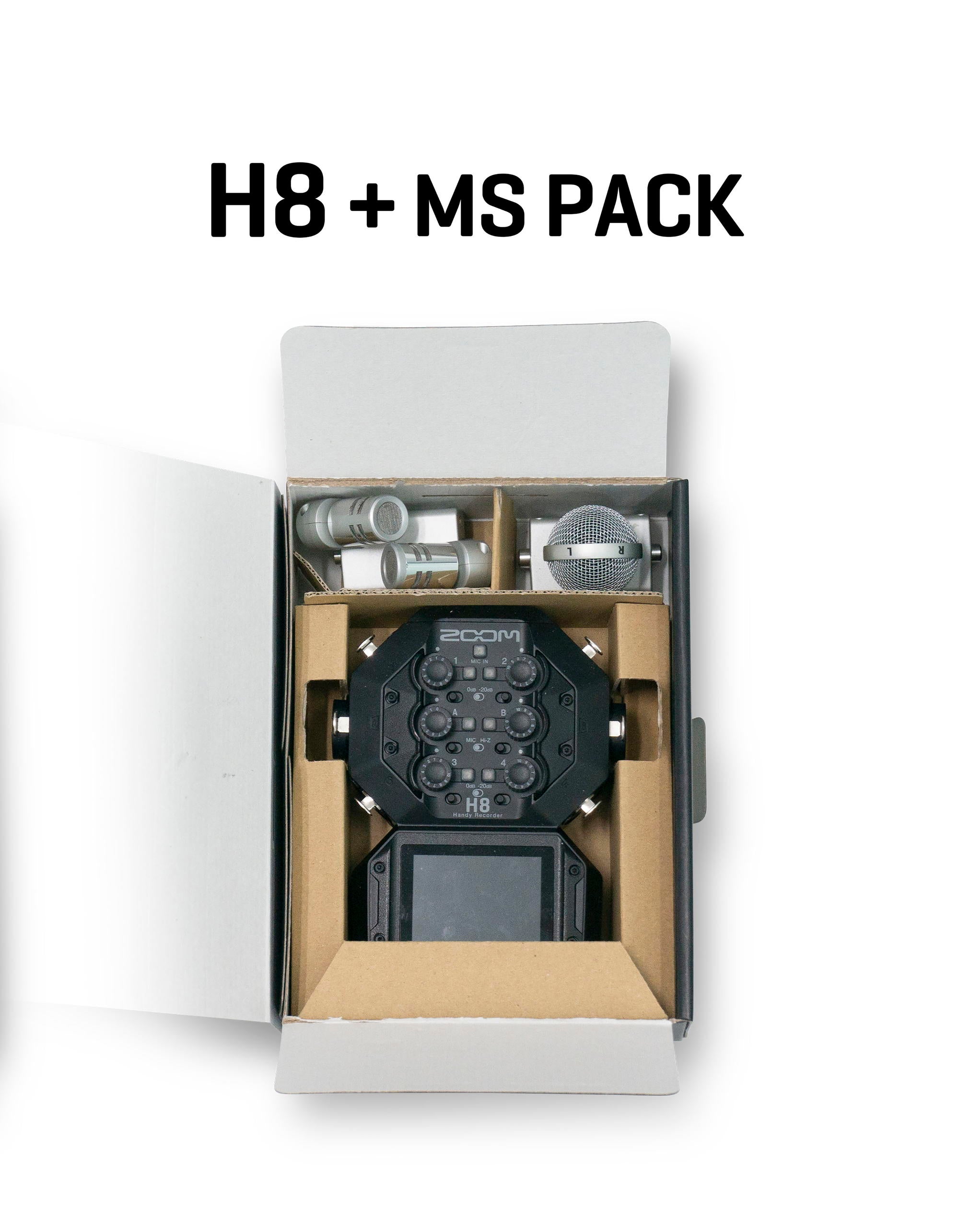 Zoom H8+MS PACK