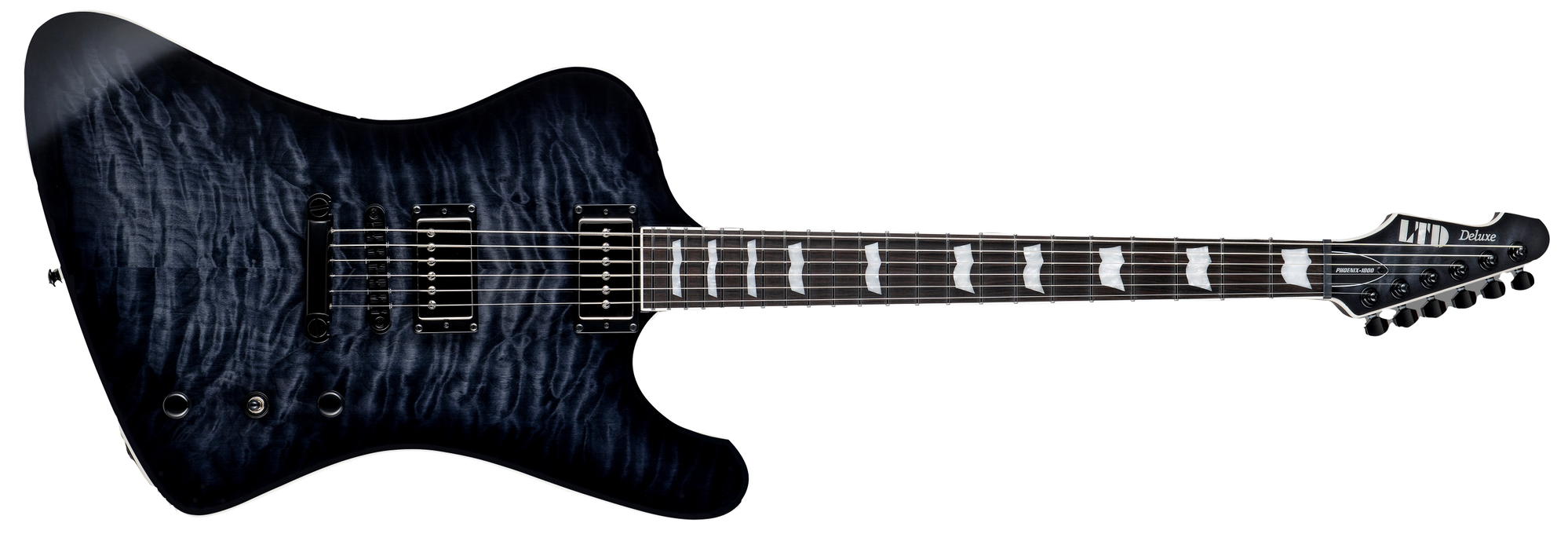 LTD PHOENIX-1000 QM SEE THRU BLACK SUNBURST