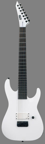 LTD M-7B HT ARCTIC METAL 7 CUERDAS SNOW WHITE SATIN
