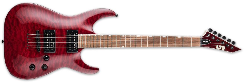 LTD MH-200QM NT SEE THRU BLACK CHERRY