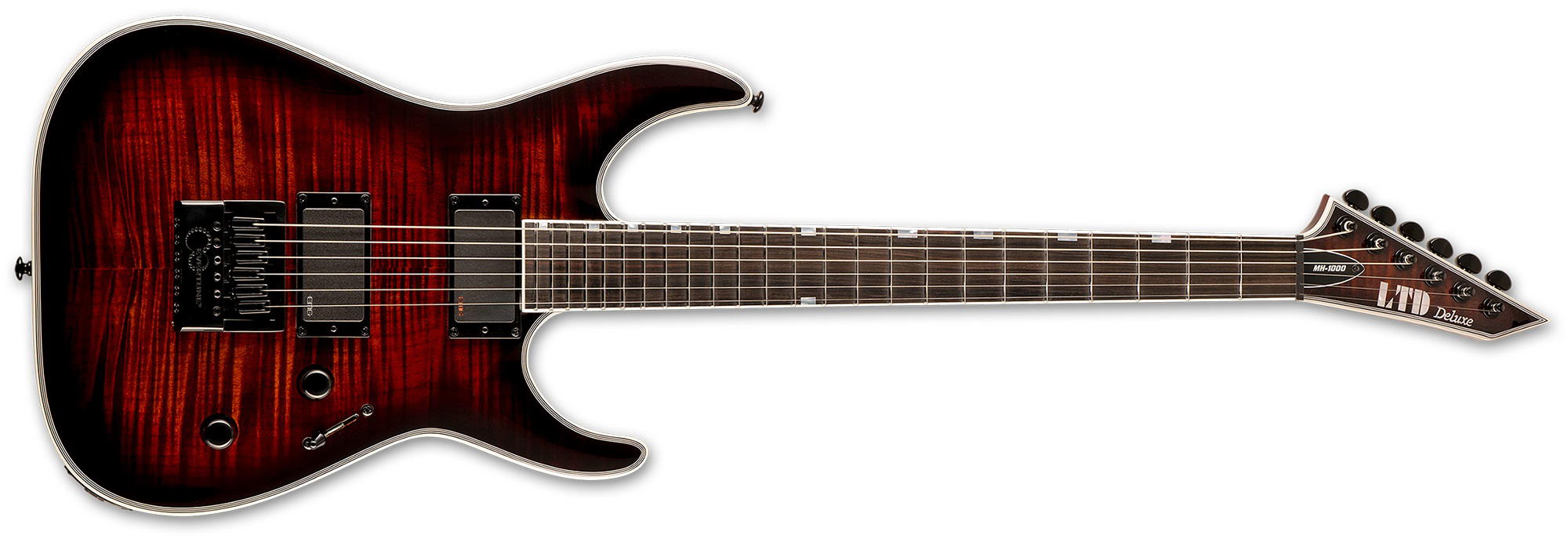 LTD MH-1000 EVERTUNE DARK BROWN SUNBURST