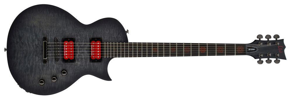 LTD BB-600 BARITONE SEE THRU BLACK SUNBURST SATIN