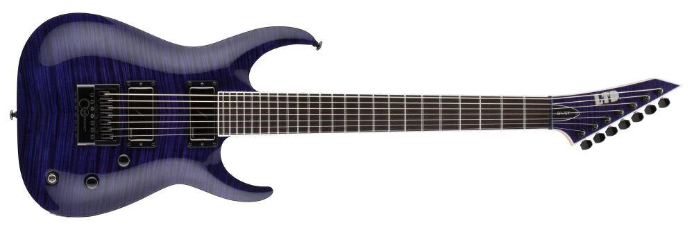LTD SH-7 EVERTUNE SEE THRU PURPLE 7 CUERDAS -