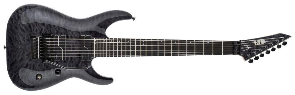 LTD BUZ-7 SEE THRU BLACK 7 CUERDAS C/ESTUCHE