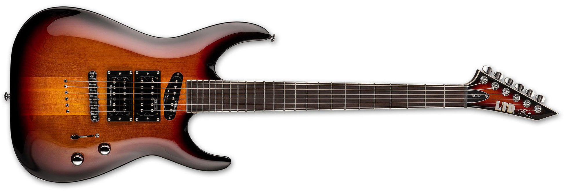 LTD SC-20  - 3 TONE SUNBURST - C/ESTUCHE