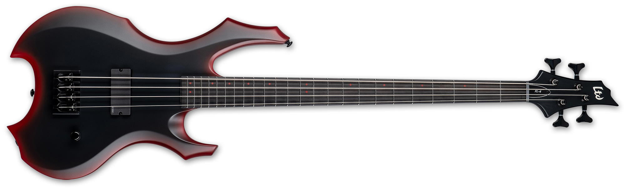 LTD FL-4 - BLACK RED BURST SATIN - FRED LECLERCQ S