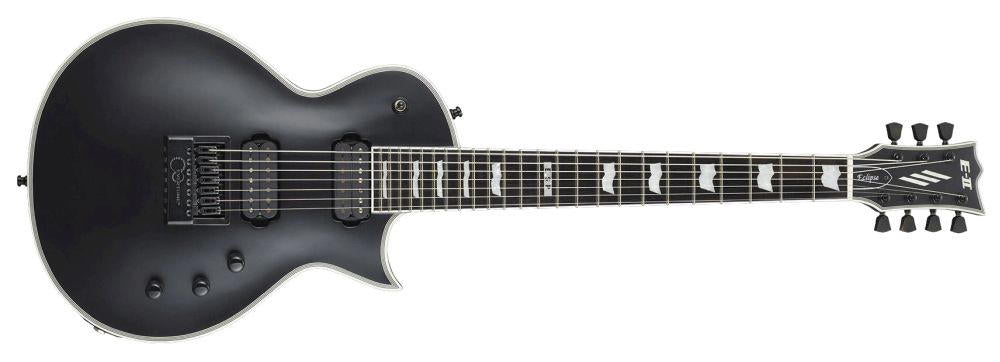 ESP E-II ECLIPSE-7 EVERTUNE - BLACK SATIN - 7 CUER