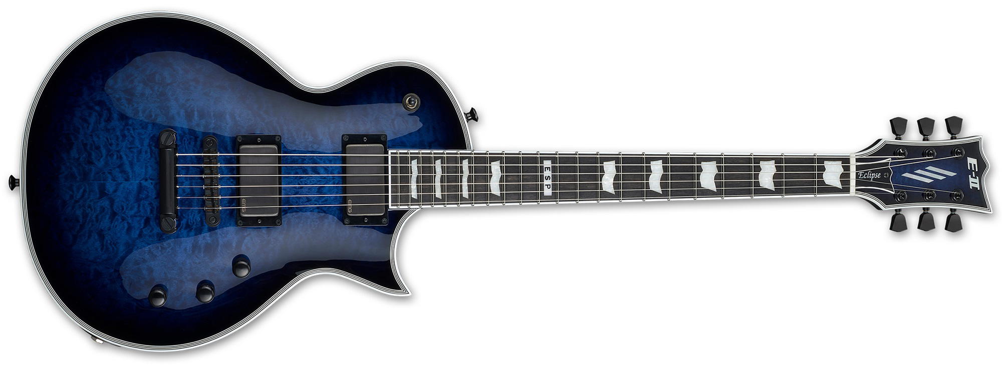 ESP E-II ECLIPSE QM - REINDEER BLUE - C/ESTUCHE