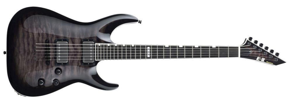 ESP E-II HORIZON NT-II - SEE THRU BLACK SUNBURST -