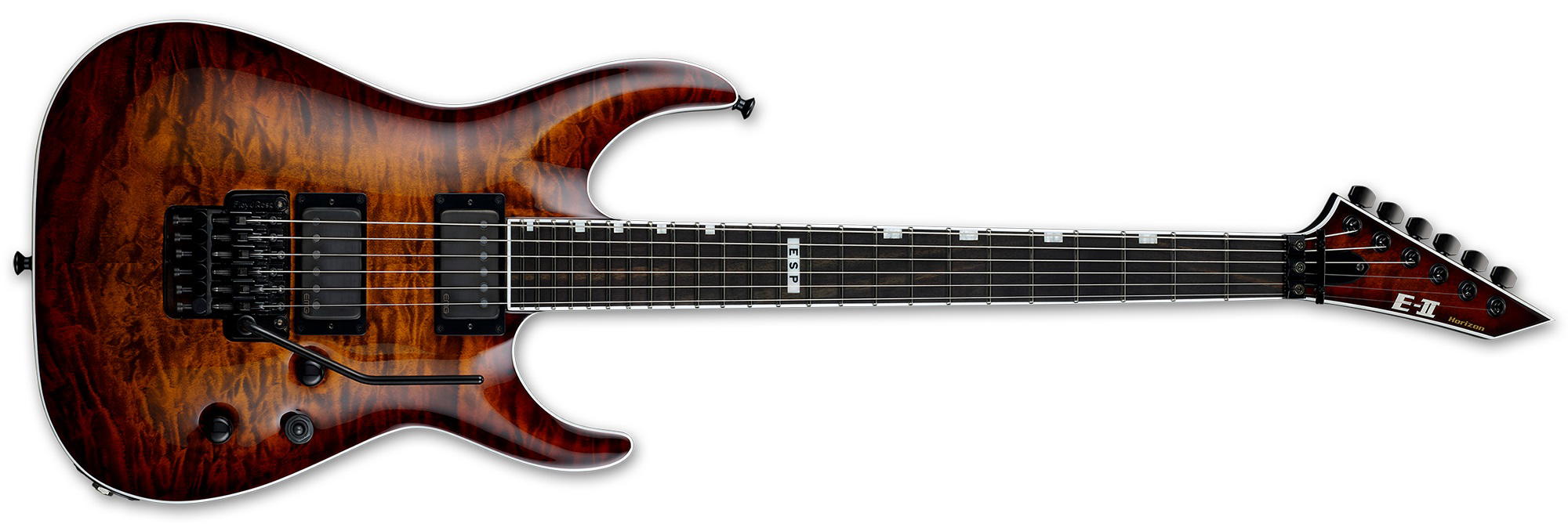 ESP E-II HORIZON FR-II EMG - TIGER EYE SUNBURST -