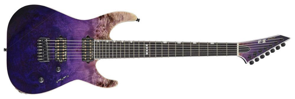 ESP E-II M-II 7 NT - PURPLE NATURAL FADE - 7 CUERD