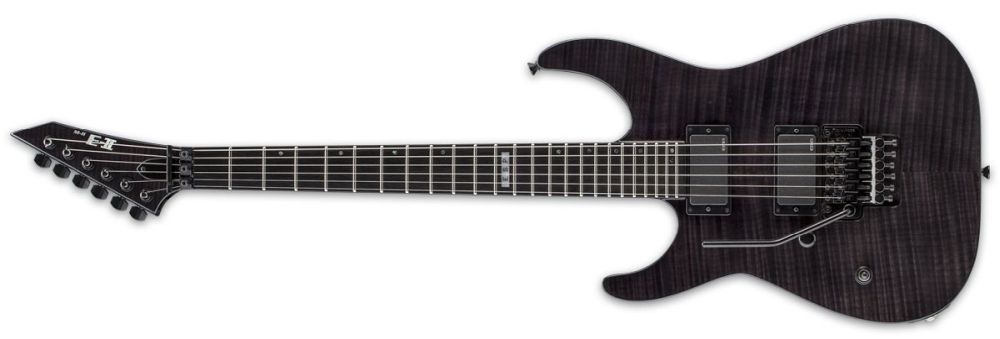 ESP E-II M-II LH - SEE THRU BLACK - ZURDO - C/ESTU