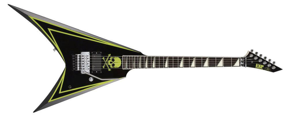 ESP ALEXI LAIHO GREENY - BLACK W/ GRAPHIC - C/ESTU