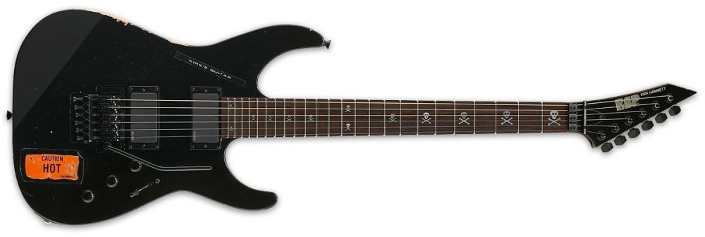ESP KH-2 VINTAGE - DISTRESSED BLACK - C/ESTUCHE