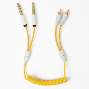 MyVolts Candycords ACV14YE Cable 2 RCA a 2 Jack mono Amarillo