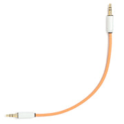 MyVolts Candycords ACV19PE Cable de audio minijack-minijack 15cm Naranja
