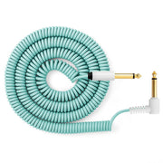 MyVolts Candycords ACV7SB Cable rizado Jack mono a Jack acodado Verde