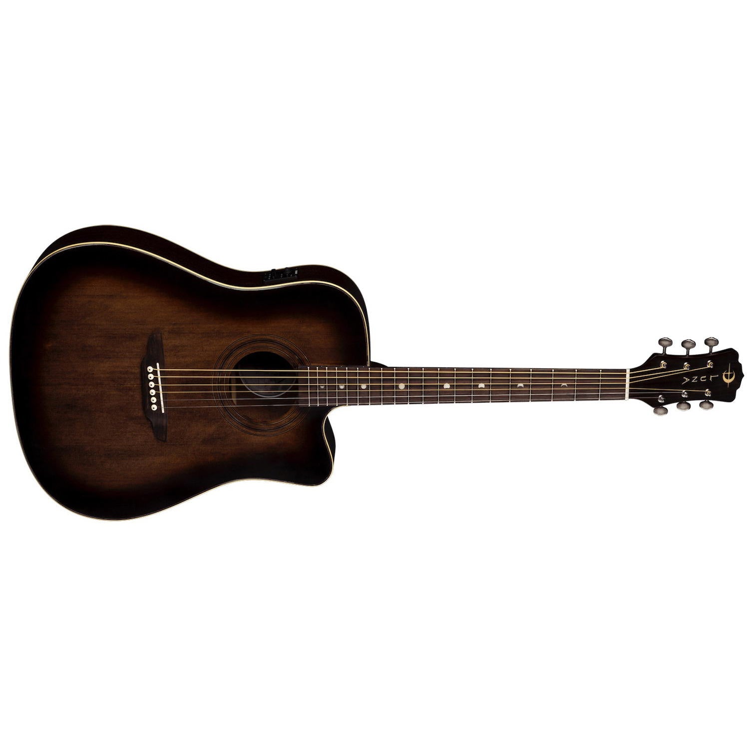 LUNA ART VINTAGE DREADNOUGHT CUTAWAY A/E SOLID TOP Guitarra Acústica