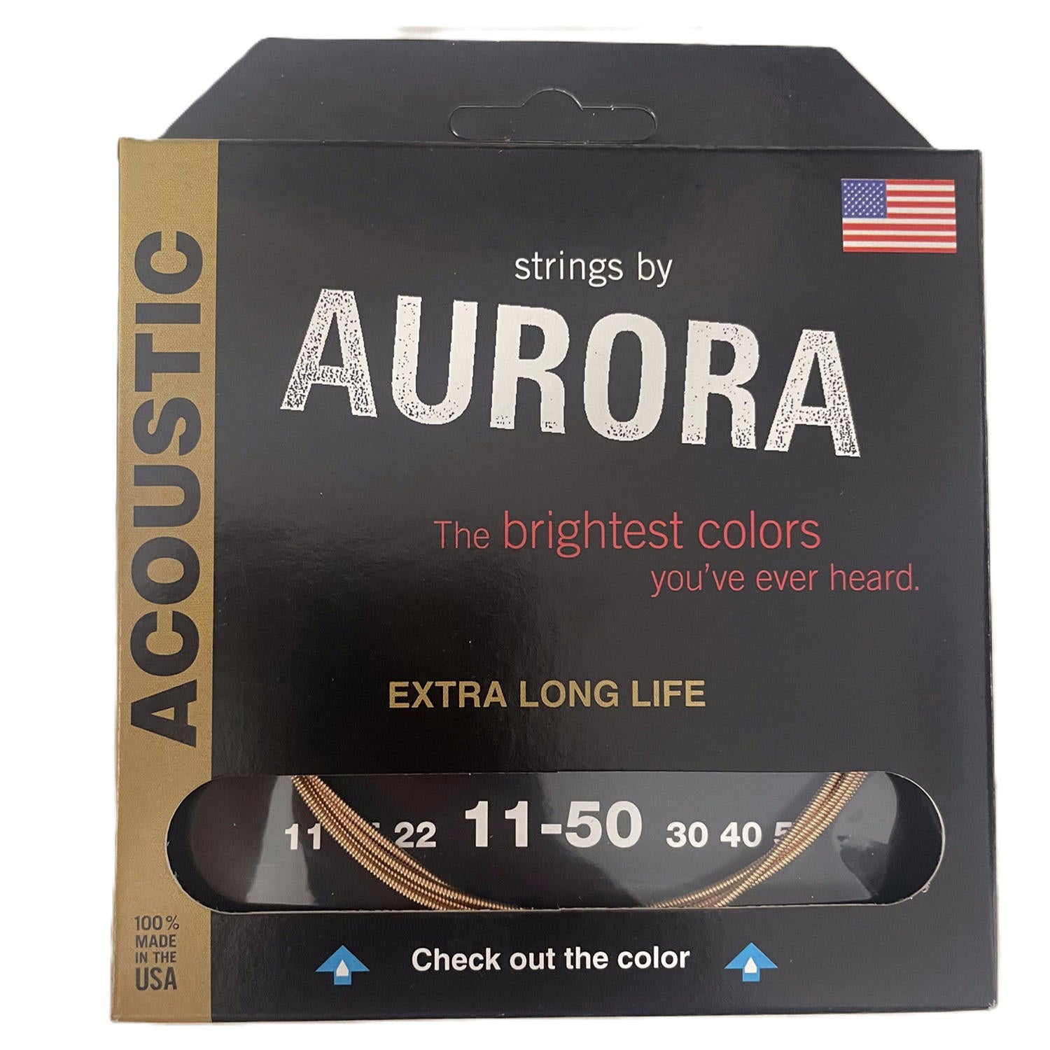 AURORA STRINGS ACUSTICA CLEAR COAT 11-50